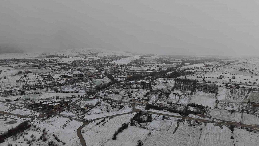 Kar Altındaki Elazığ Drone ile Görüntülendi