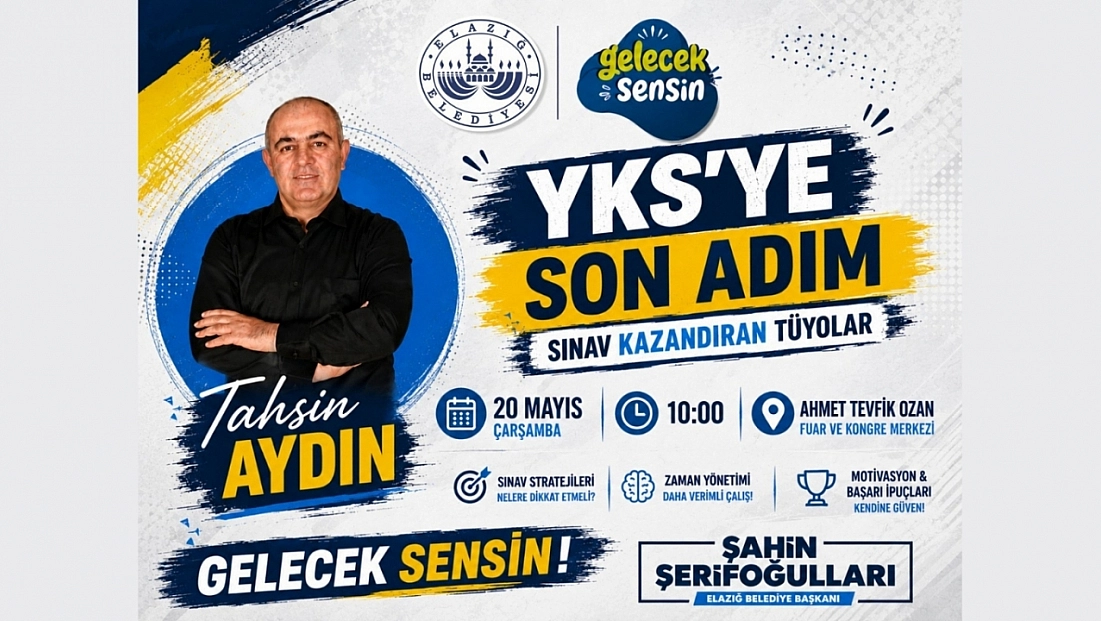 Elazığ Belediyesi’nden YKS Öğrencilerine Yönelik Seminer