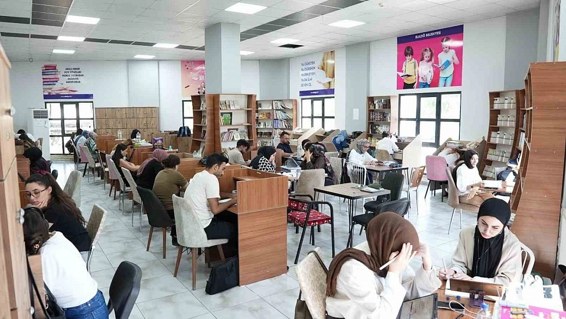 Elazığ’da Kütüphanelere Yoğun İlgi: 35 Bin Öğrenci Ders Çalıştı