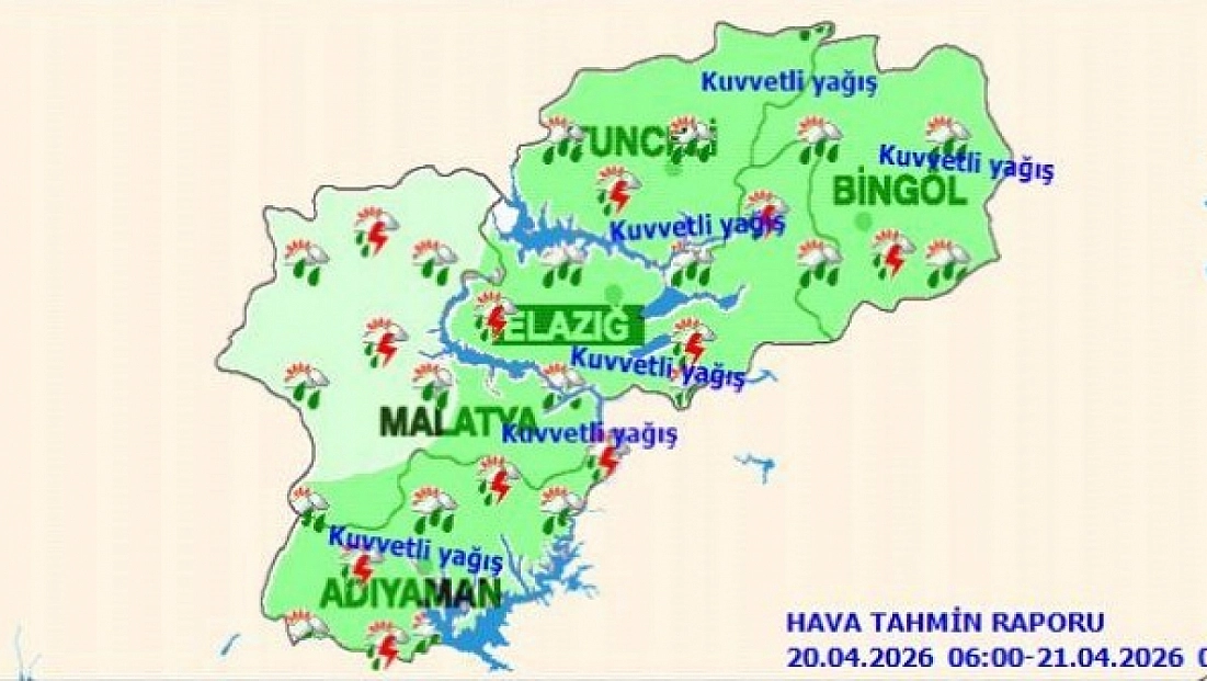 Meteoroloji’den 4 İl İçin Kuvvetli Yağış Alarmı