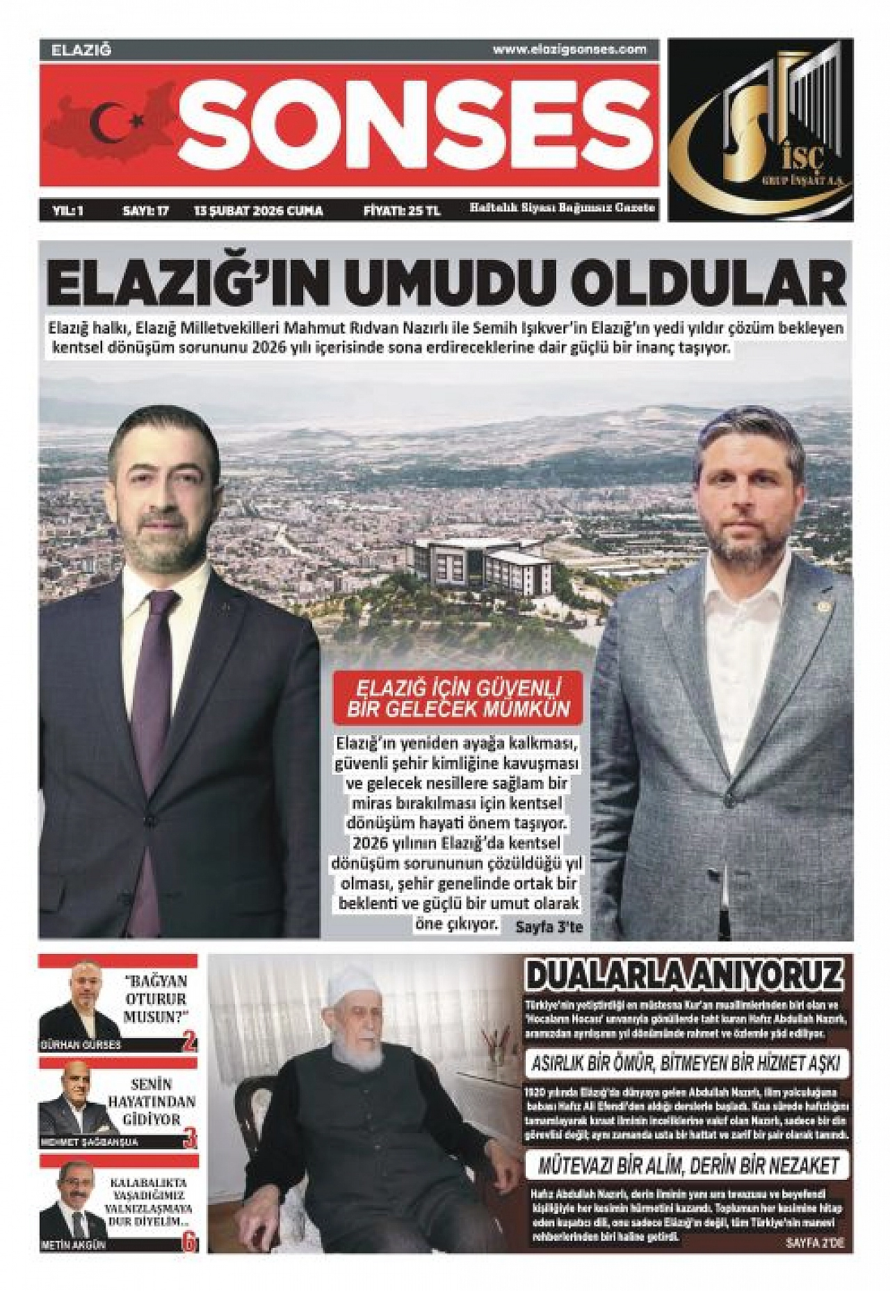 Elazığ'ın Umudu Oldular
