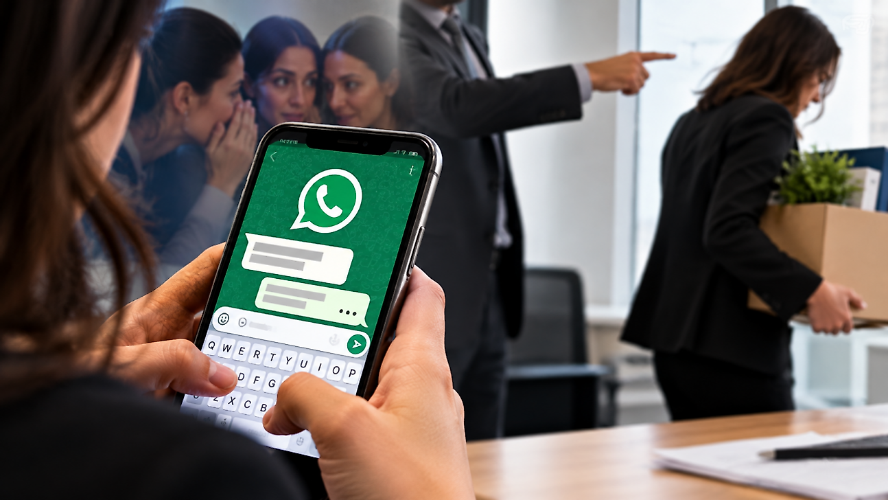 WhatsApp'ta Dedikodu Yaptı, İşinden Oldu