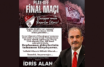 Başkan Alan'dan Elazığspora Deplasman Desteği