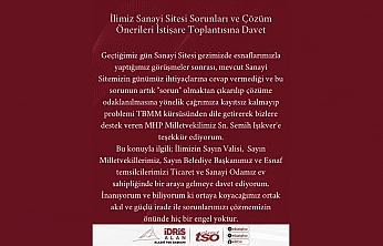 Başkan Alan'dan Sanayi Sitesi İçin Teşekkür Ve Davet