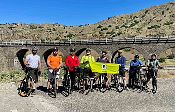 Bisiklet Severler Palu'da Buluştu