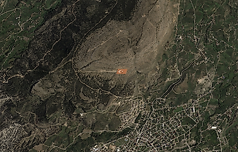 Cumhuriyetin 103. Yılında Elazığ Harput Uzaydan Görüntülendi