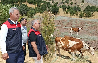 Elazığ'da 'Kırsalda Bereket, Hayvancılığa Destek Projesi' Devam Ediyor