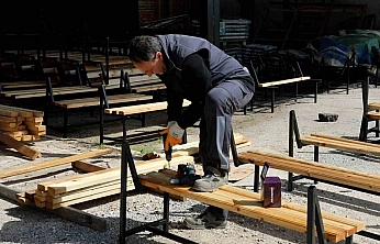 Elazığ Belediyesi Atölyelerinde Üretim Devam Ediyor