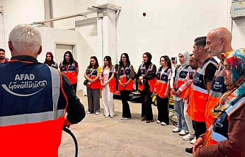 Elazığ'da AFAD Gönüllülerine Hafif Arama Ve Kurtarma Eğitimi