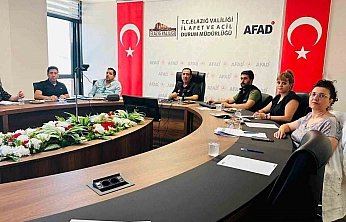 Elazığ'da Afet Risklerinin Azaltılması İçin Çalışmalar Sürüyor