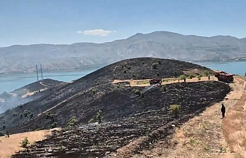 Elazığ'da Arazi Yangını Kontrol Altına Alındı