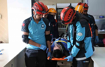 Elazığ'da Deprem ve Yangın Tatbikatı Gerçekleştirildi