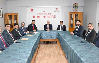 Elazığ'da Din Hizmetleri Değerlendirme Toplantısı Gerçekleştirildi