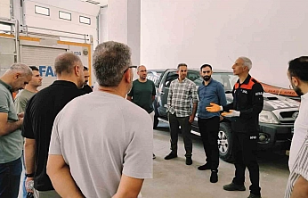 Elazığ'da Enkazda Arama Kurtarma Eğitimleri
