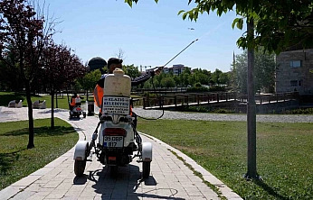 Elazığ'da İlaçlama Çalışmaları Sürüyor