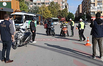 Elazığ'da 63 Motosiklet Sürücüsüne 1 Milyon Lira Ceza!