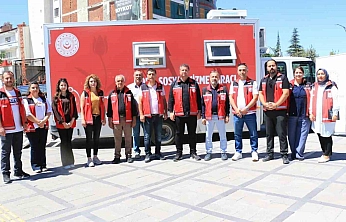 Mobil Sosyal Hizmet Aracı Elazığ'da Hizmete Başladı