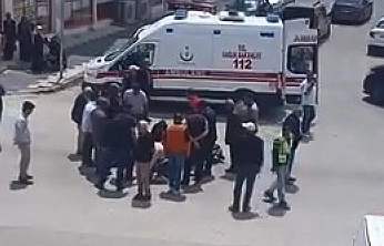 Elazığ'da Motosiklet Sürücüsü Yaralandı