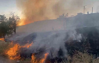 Elazığ'da Otluk Alan Yangını Kontrol Altına Alındı
