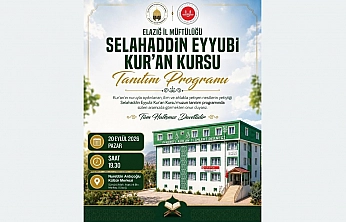 Elazığ'da Selahaddin Eyyubi Kur'an Kursu İçin Tanıtım Programı Düzenleniyor