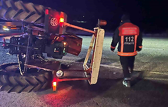 Elazığ'da Traktör ve Otomobil Kazası: 2 Yaralı