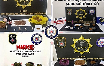 Elazığ'da Uyuşturucu Operasyonunda 30 Kişi Tutuklandı