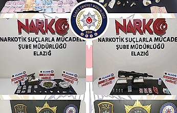 Elazığ'da Uyuşturucu Operasyonu: 8 Şüpheli Tutuklandı