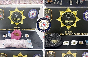 Elazığ'da Uyuşturucu Operasyonu: 8 Şüpheli Tutuklandı