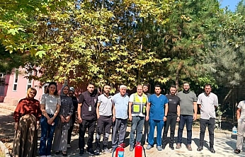 Elazığ'da Yangınlara Karşı Güvenlik Eğitimi Verildi