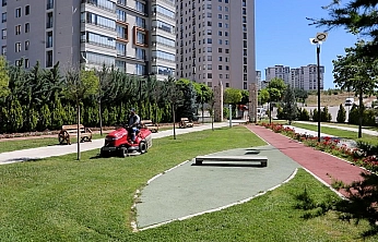 Elazığ'da Yeşil Alanlarda Bakım ve Düzenleme Mesaisi