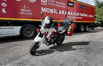 Elazığ İtfaiyesine Yeni Takviye: Öncü Motosiklet ve Mobil Müdahale Aracı
