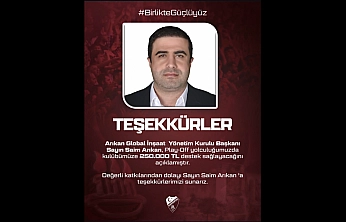 Elazığspor'a Play-Off Yolunda Arıkan Global İnşaat'tan Destek