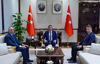 FÜ Rektörü Göktaş'tan Cumhurbaşkanı Yardımcısı Yılmaz'a Ziyaret