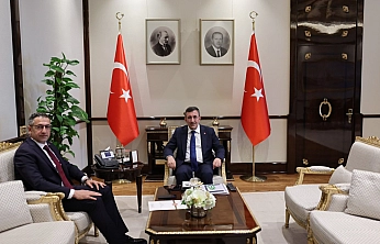 Işıkver, Cumhurbaşkanı Yardımcısı Yılmaz İle İstişarelerde Bulundu