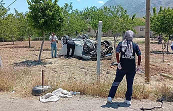 Takla Atan Otomobilde 1 Kişi Yaralandı