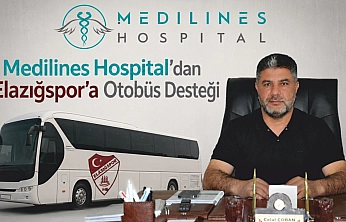 Elazığspor'a Ulaşım Desteği Medilines Hospital'dan Geldi