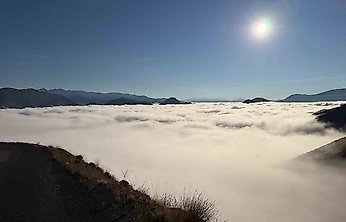 Palu'da Sis Görsel Şölen Sundu