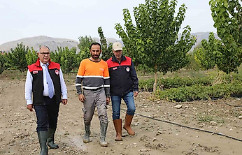 Elazığ'da Selden Etkilenen İşletmelerde Hasar Tespiti