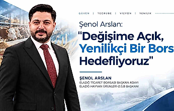 Şenol Arslan: 'Değişime Açık, Yenilikçi Bir Borsa Hedefliyoruz'