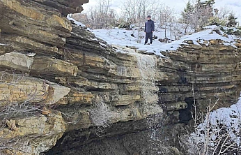 Harput'ta Yağışlar Doğal Şelalelere Dönüştü
