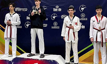 Taekwondoda Deniz Çınar Doğan Türkiye 3'üncüsü Oldu