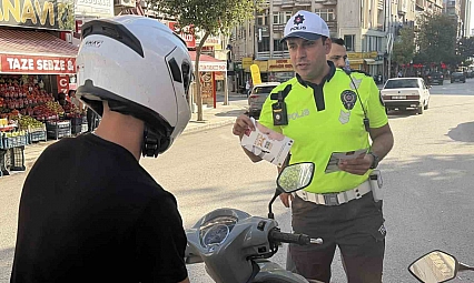 Elazığ'da Motosikletçilere Sıkı Denetim