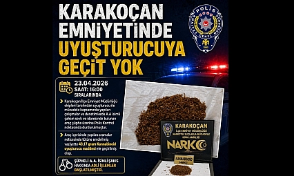 Karakoçan'da Uyuşturucuya Geçit Yok: 1 Gözaltı