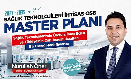 Nurullah Öner'den Elazığ İçin Büyük Vizyon