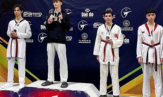 Taekwondoda Deniz Çınar Doğan Türkiye 3'üncüsü Oldu