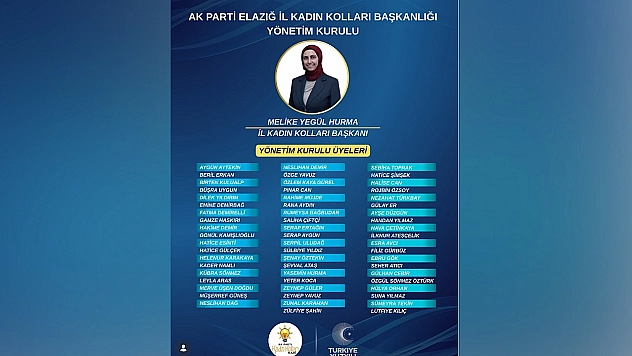 AK Parti Elazığ İl Kadın Kolları'nda Yeni Dönem