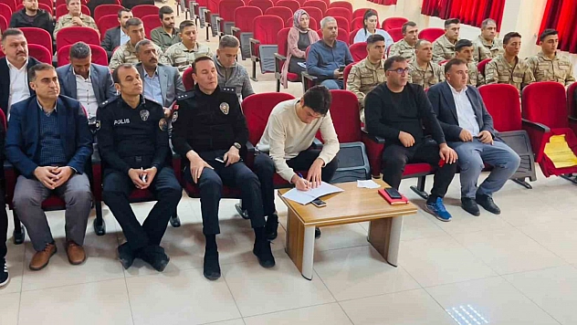 Alacakaya'da Afet Müdahale Planı Toplantısı