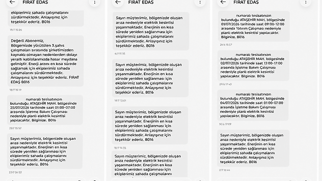 Ataşehir Mahallesinde Elektrik Çilesi