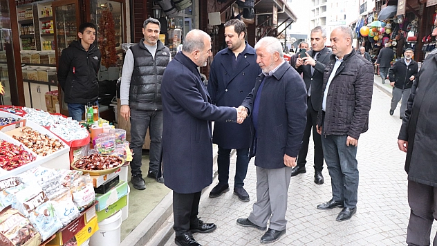 Başkan Alan'dan Bayram Öncesi Esnaf Ziyareti