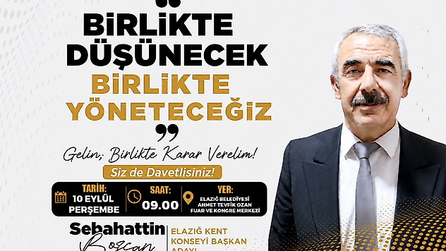 Bozcan'dan 'Ortak Akıl' Vurgulu Davet: 'Birlikte Yöneteceğiz'